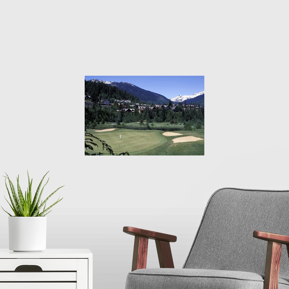 A modern room featuring North America, Canada, British Columbia, Whistler. Arnold Palmer Golf Course