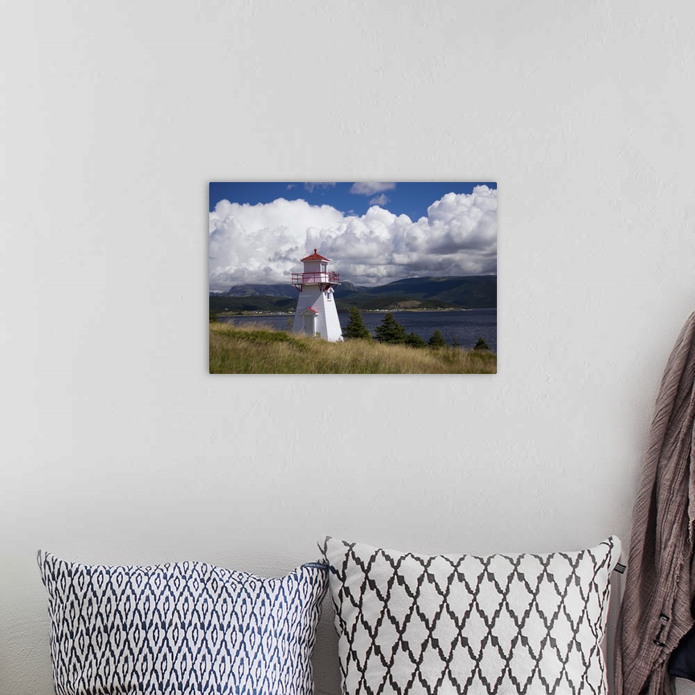 A bohemian room featuring North America, Canada, Newfoundland and Labrador, Gros Morne National Park, Woody Point Lighthouse