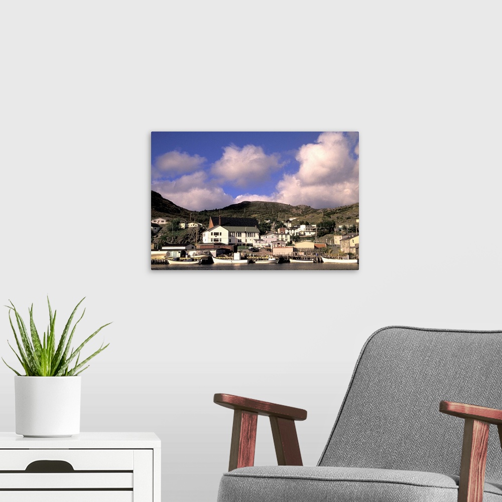 A modern room featuring NA, Canada, Newfoundland, Petty Harbour.Boats
