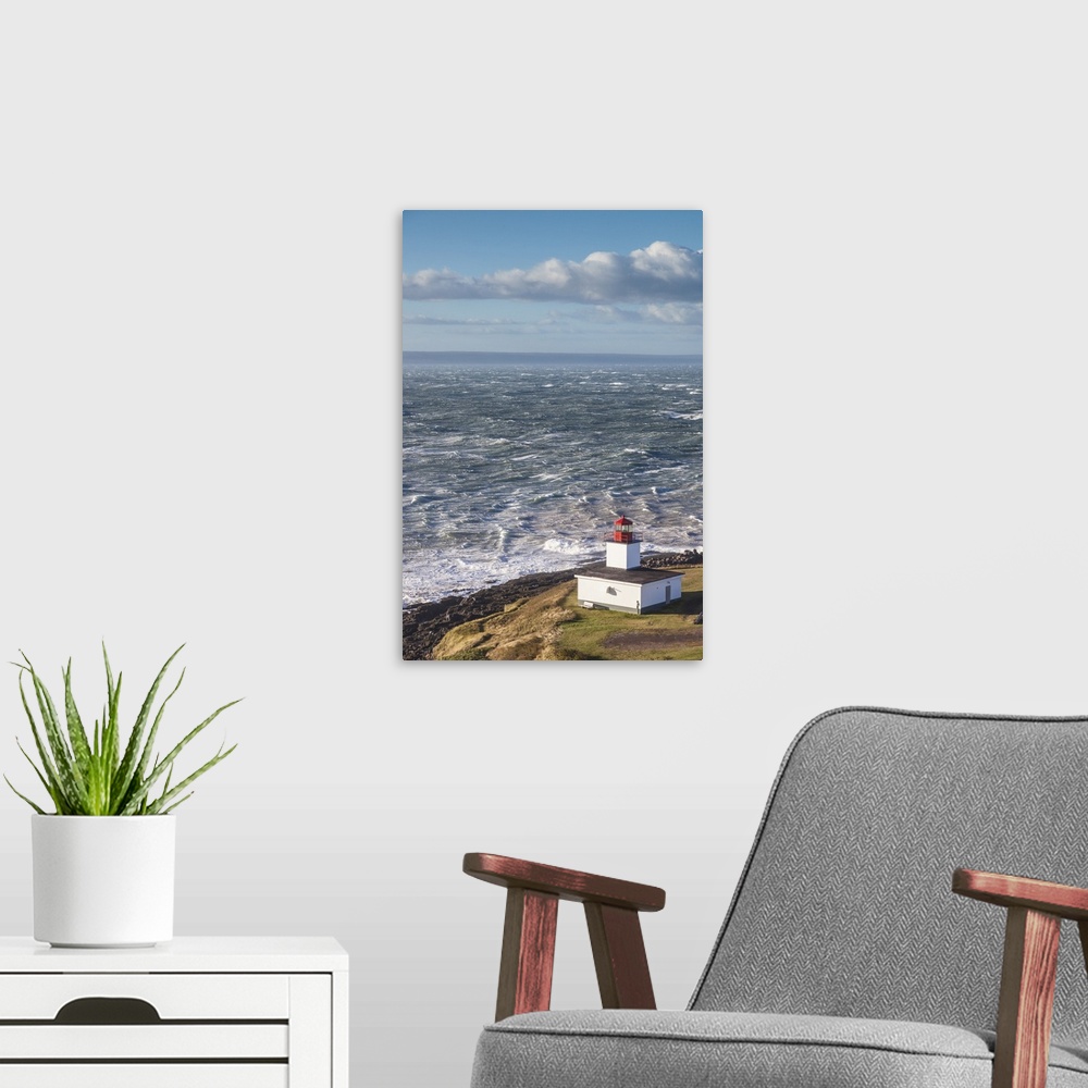 A modern room featuring Canada, Nova Scotia, Advocate Harbour, Cape d'Or Lighthouse On The Bay Of Fundy