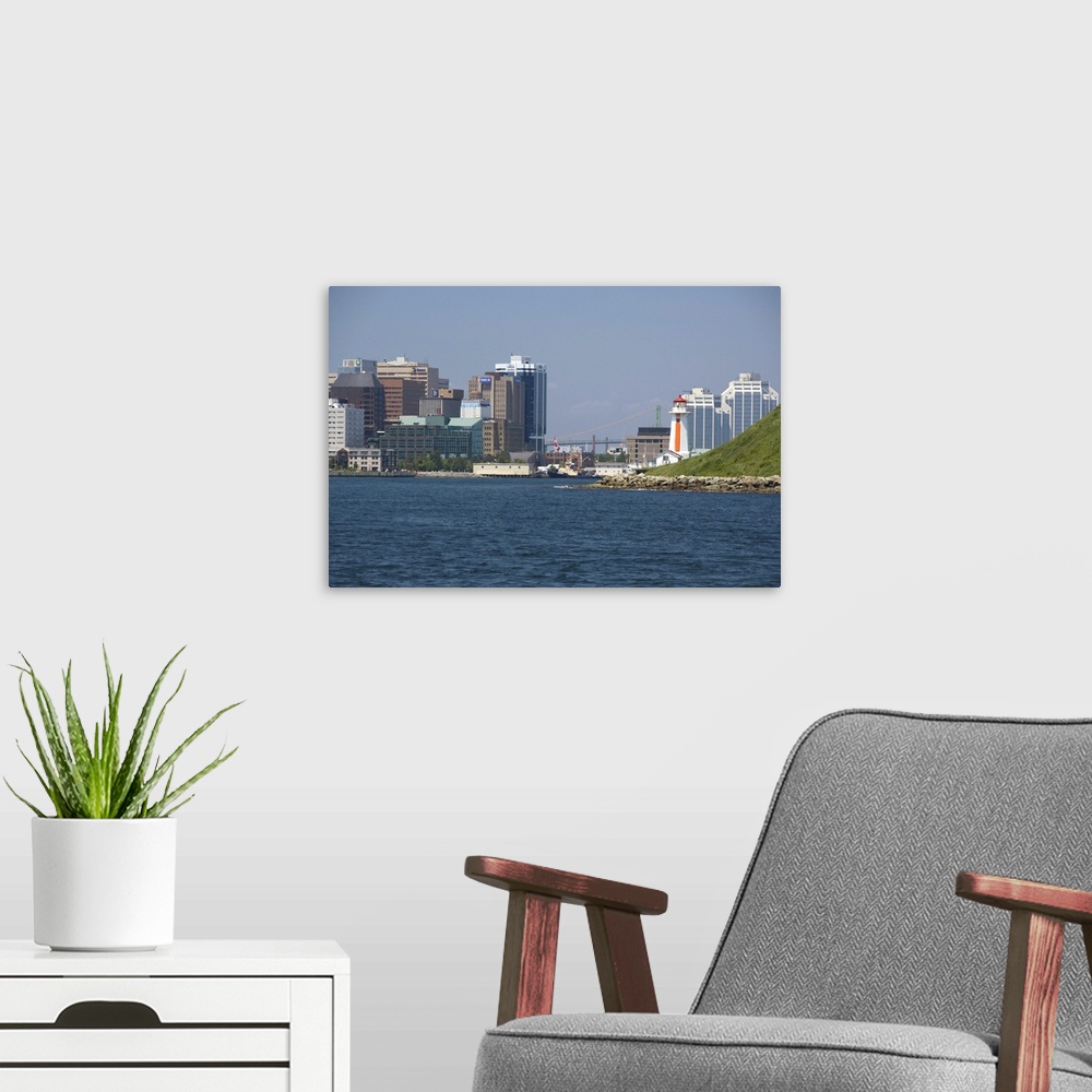 A modern room featuring Canada, Nova Scotia, Halifax. City views of Halifax from the water. George's Island