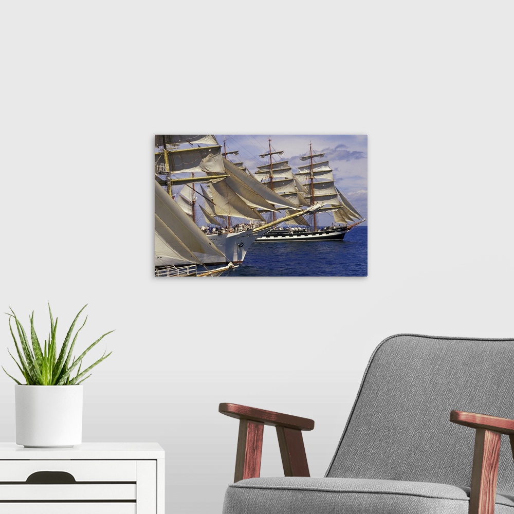 A modern room featuring North America, Canada, Nova Scotia, Halifax. Starting point for tall ships race