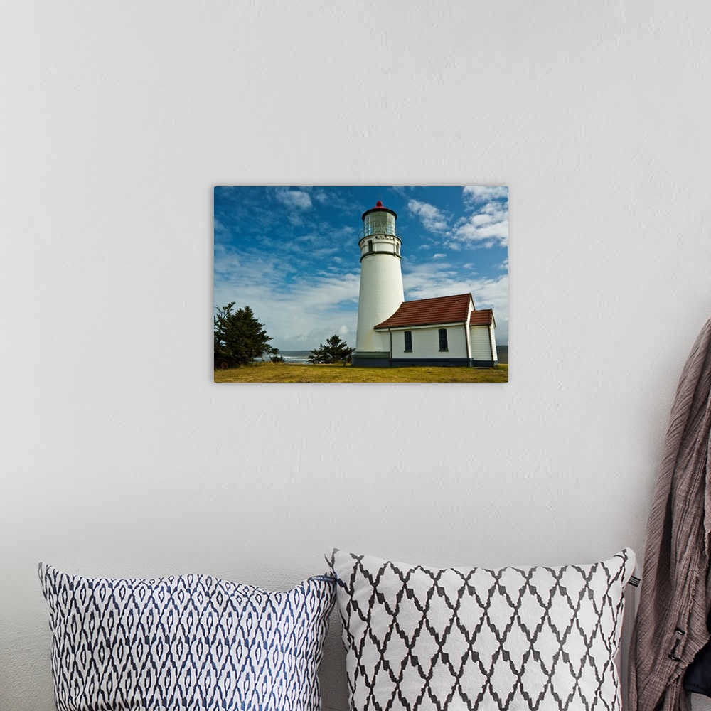 A bohemian room featuring Cape Blanco Lighthouse, Cape Blanco State Park, Oregon, USA