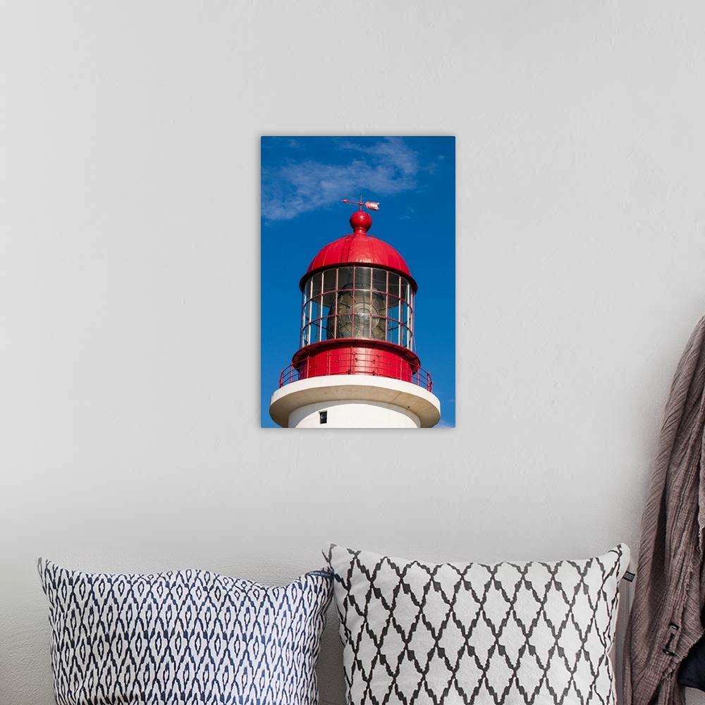 A bohemian room featuring Cape Race Lighthouse, Cape Race, Avalon Peninsula, Newfoundland, Canada. Canada, Newfoundland.
