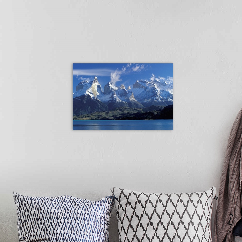 A bohemian room featuring Chile, Torre Del Paine National Park, Cuernos Del Paine and Lago Nordenskjold.