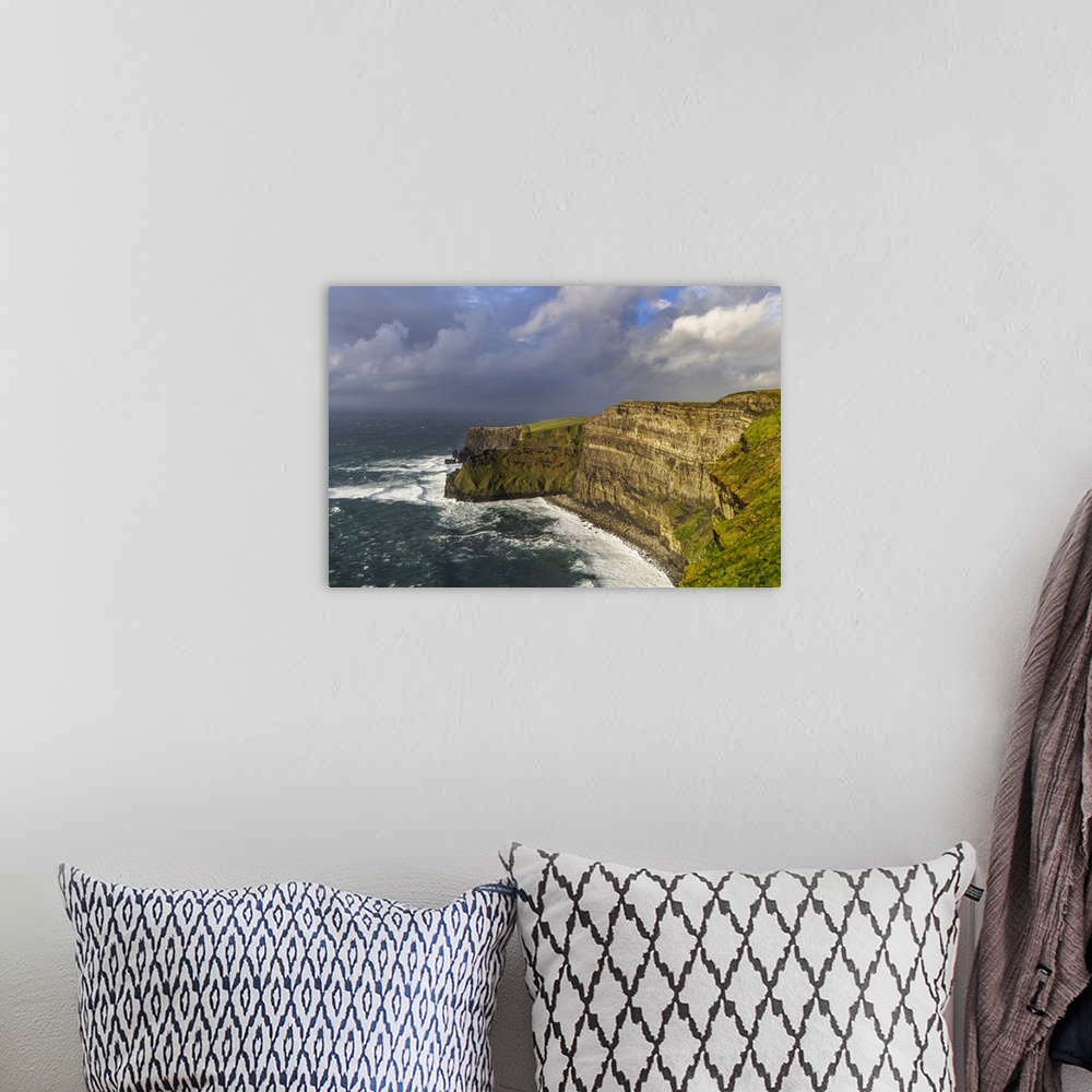 A bohemian room featuring Cliffs of Moher in County Clare, Ireland.