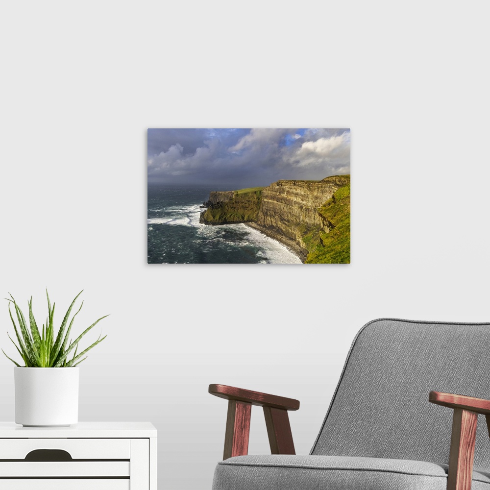 A modern room featuring Cliffs of Moher in County Clare, Ireland.