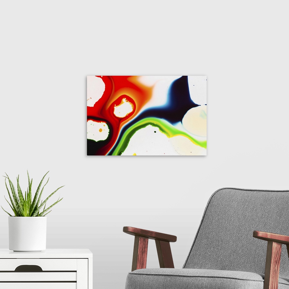 A modern room featuring Color Abstract