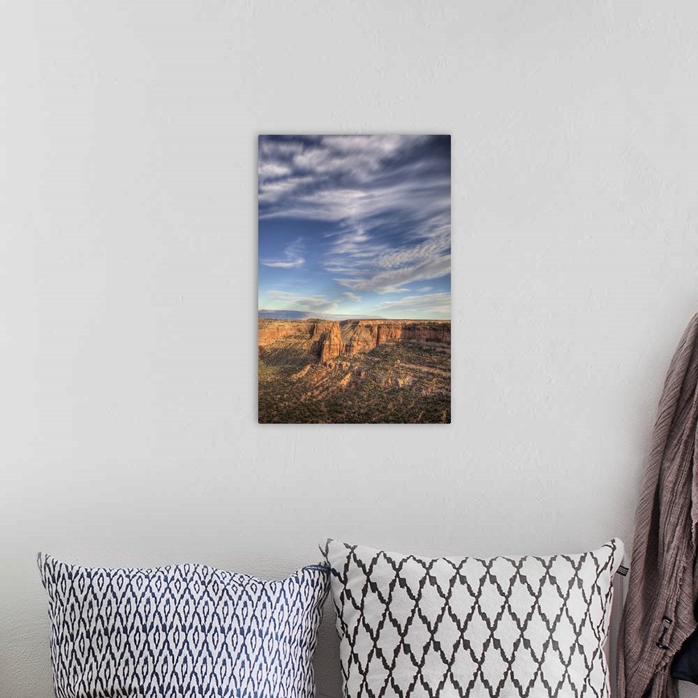 A bohemian room featuring CO, Colorado National Monument, view from Visitor Center .