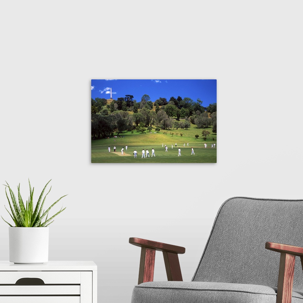 A modern room featuring Cornwall Cricket Club, Cornwall Park and One Tree Hill, Auckland