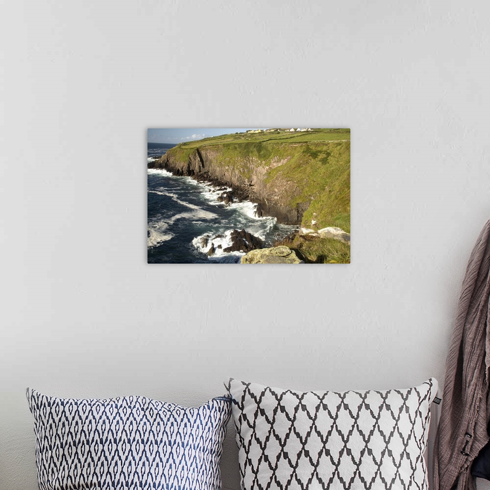A bohemian room featuring Dingle Peninsula Coastline, Ireland, Cliffs, Waves