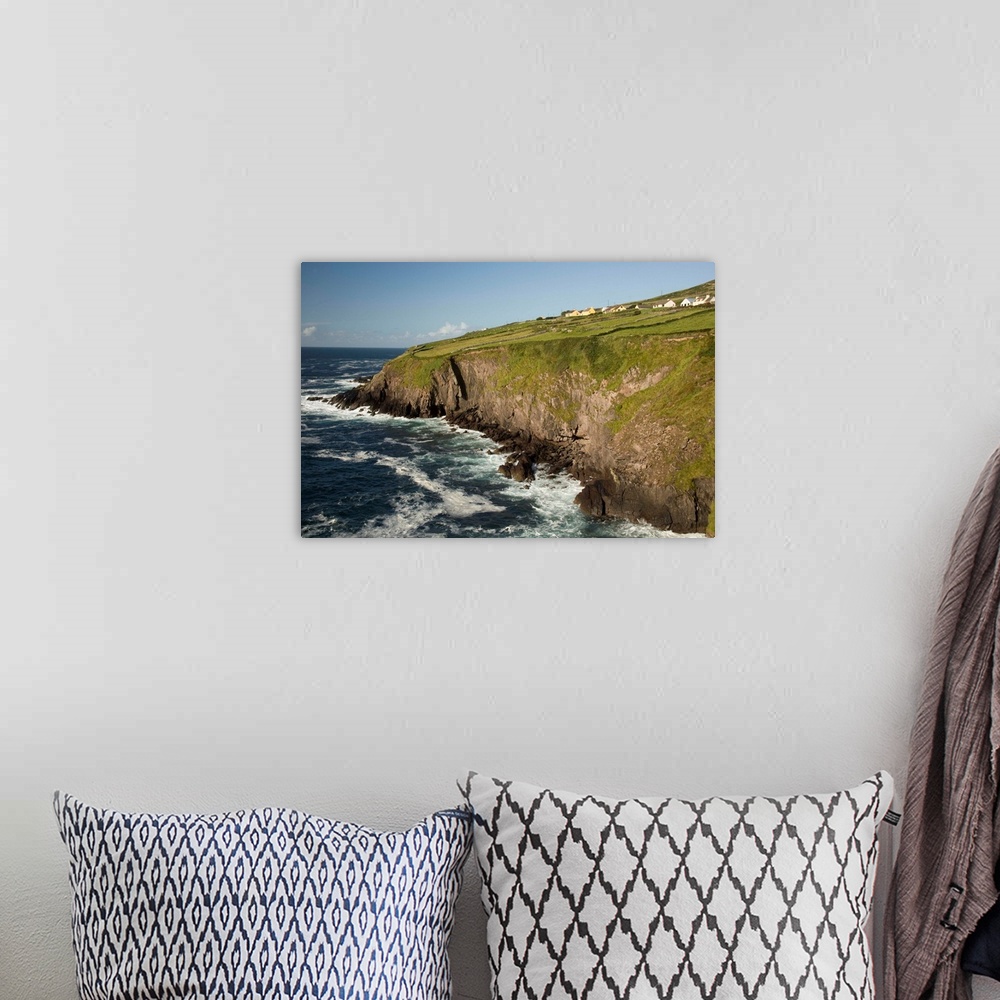 A bohemian room featuring Dingle Peninsula Coastline,Ireland, Waves,Cliff