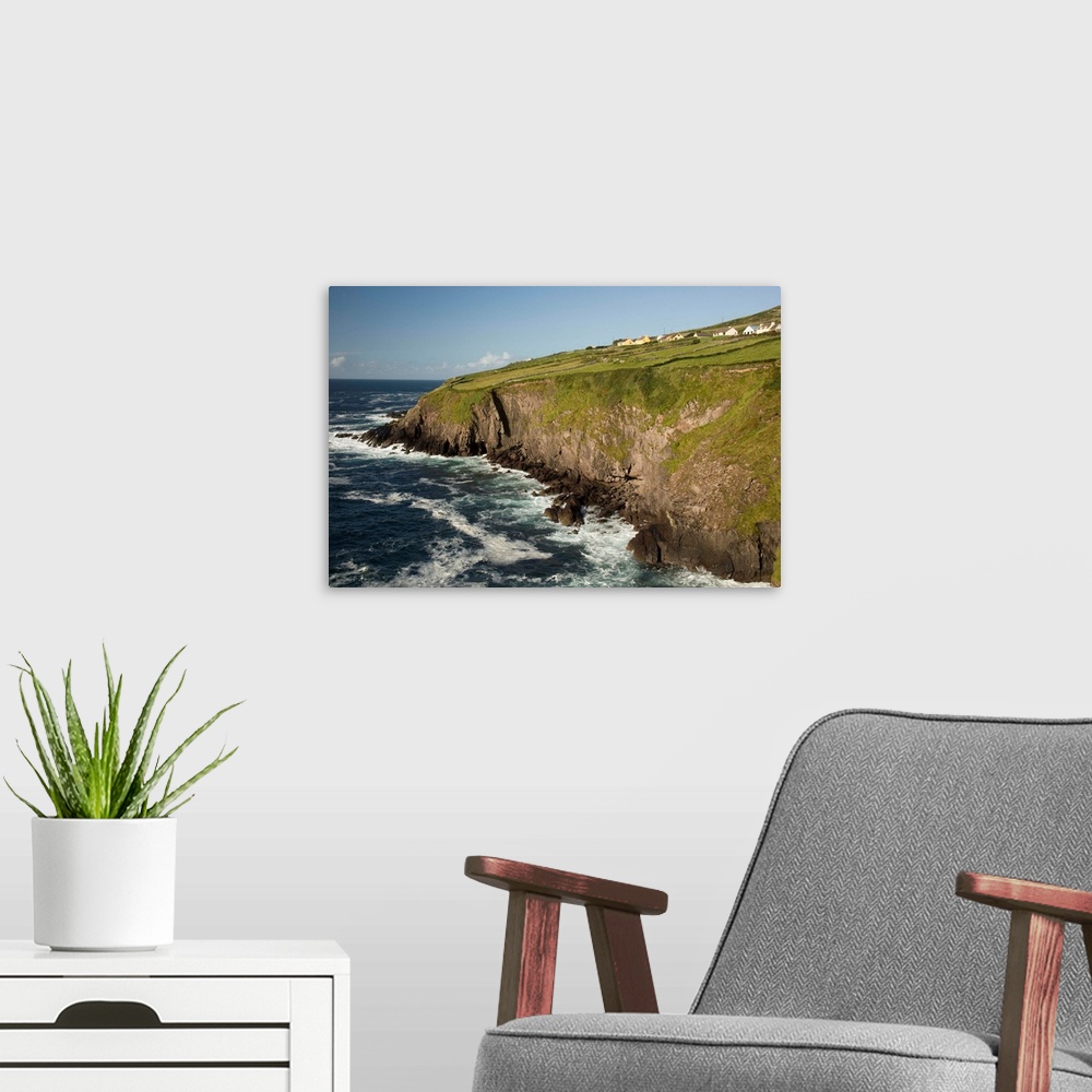 A modern room featuring Dingle Peninsula Coastline,Ireland, Waves,Cliff