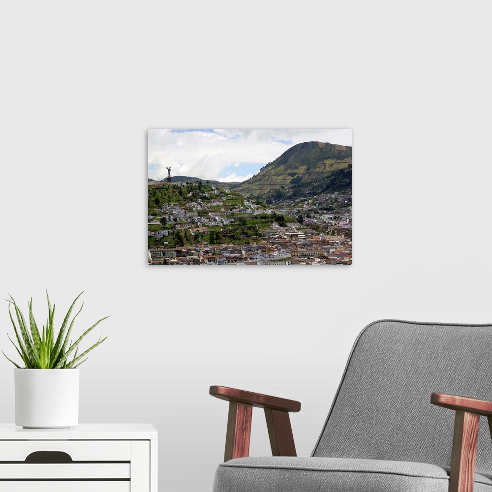 A modern room featuring Americas, South America, Ecuador, Quito. At over 9,000 feet in elevation, the capitol of Ecuador,...