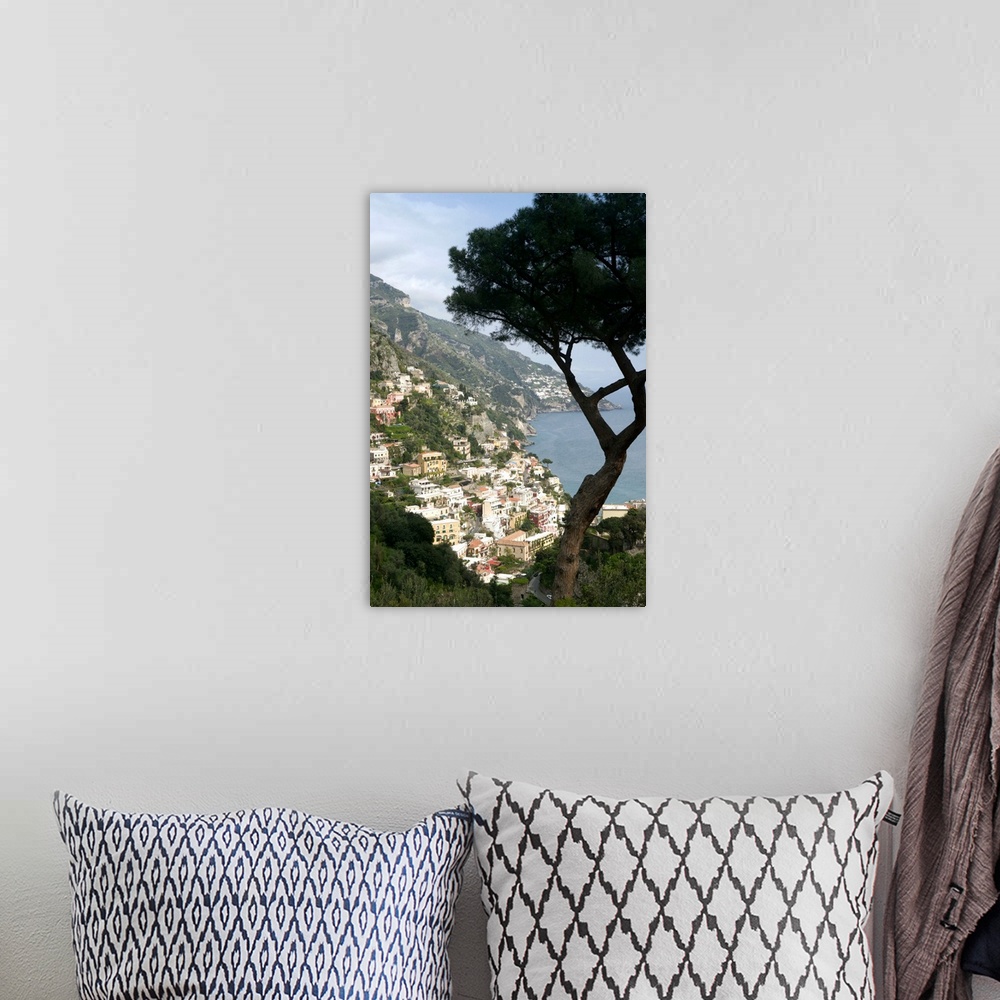 A bohemian room featuring Europe, Italy, Campania (Amalfi Coast) POSITANO: Town View / Daytime