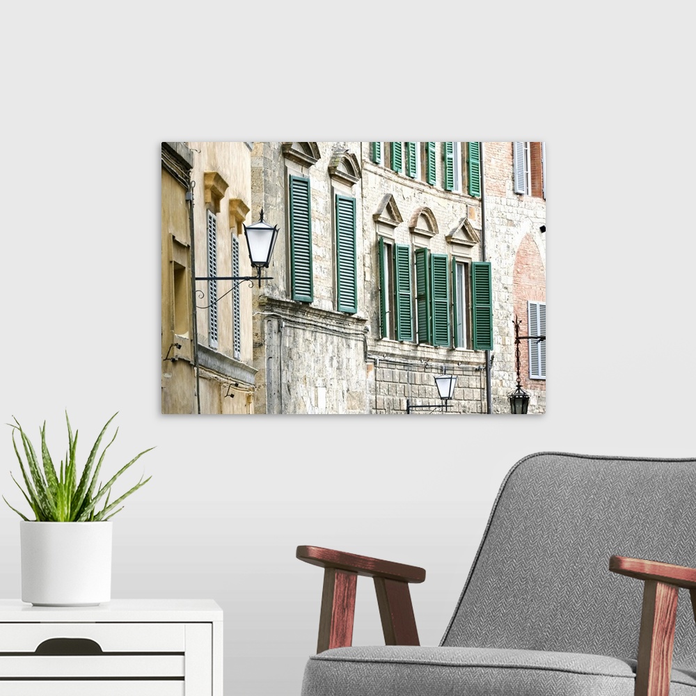 A modern room featuring Europe, Italy, Tuscany, Siena, Street Lanterns