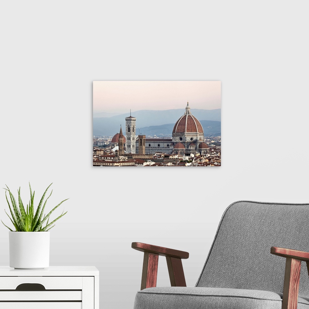 A modern room featuring Florence Cathedral, Basilica di Santa Maria del Fiore, Florence, Italy