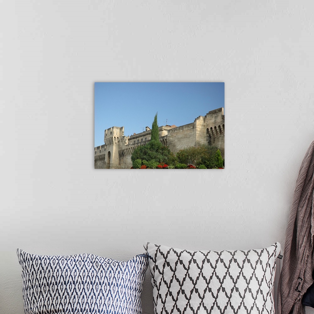 A bohemian room featuring France, Avignon, Provence, ramparts surrounding city