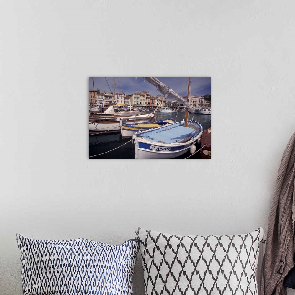 A bohemian room featuring Europe, France, Cassis, harbor