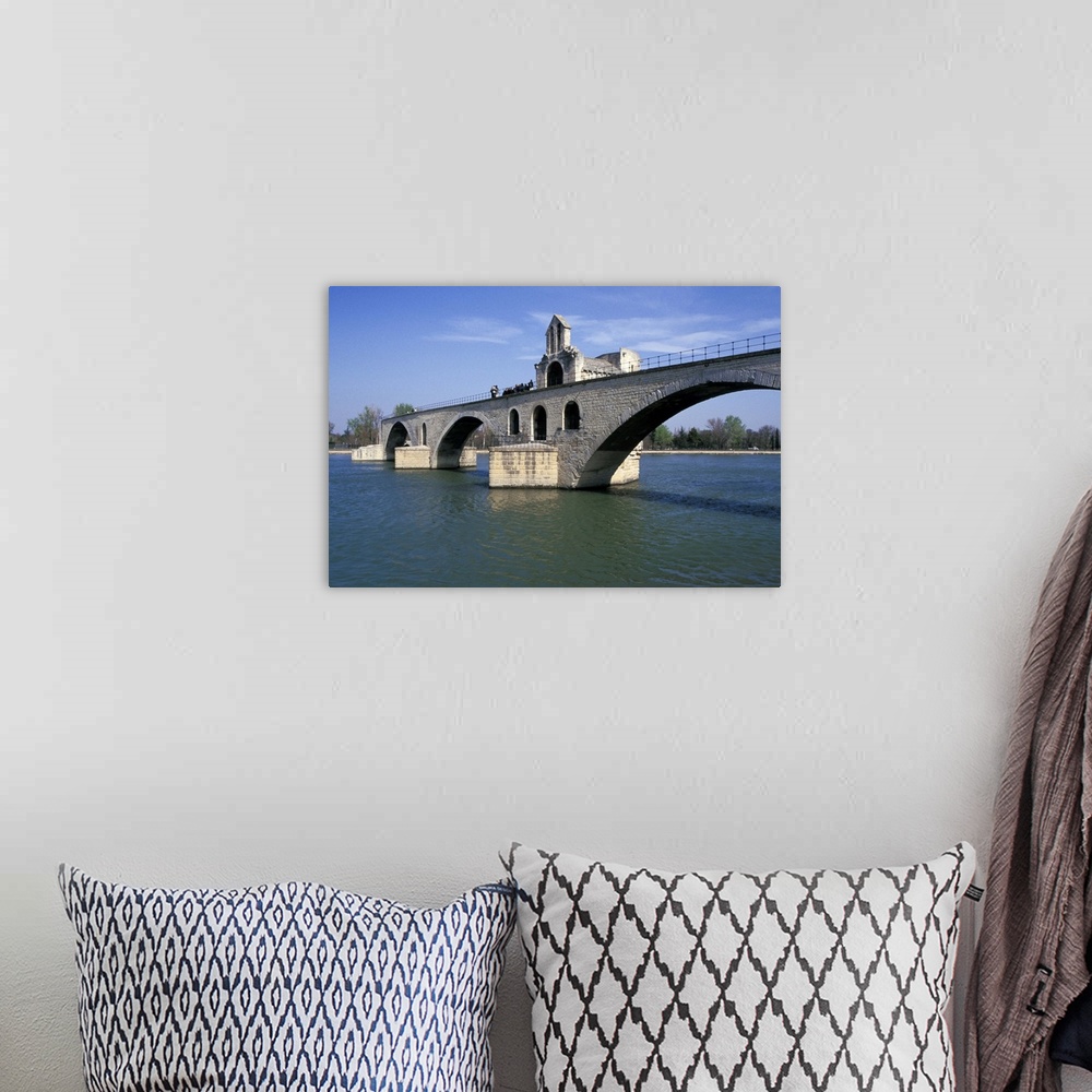 A bohemian room featuring Europe, France, Provence, Avignon. Famous bridge of Avignon