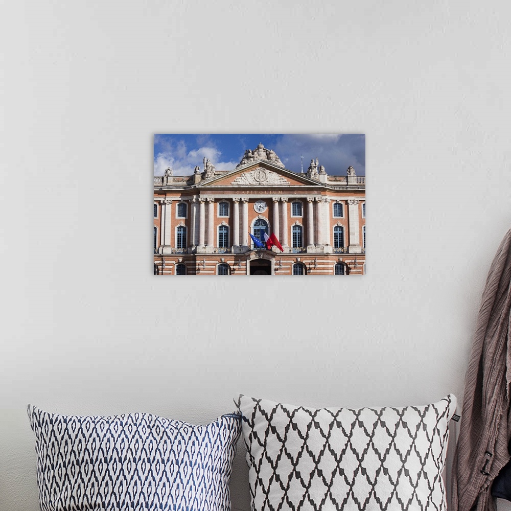 A bohemian room featuring France, Toulouse, Place Du Capitole, Town Hall