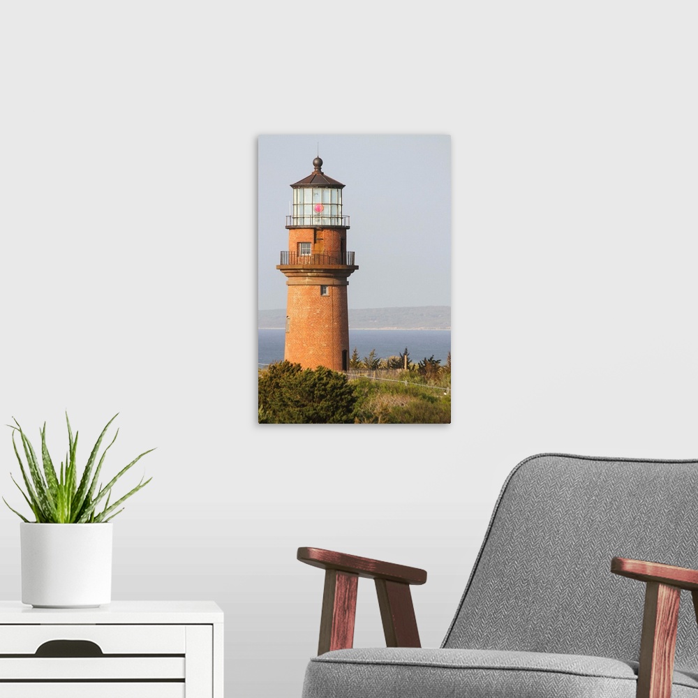 A modern room featuring Gay Head Lighthouse, Aquinnah, Martha's Vineyard, Massachusetts, United States, North America
