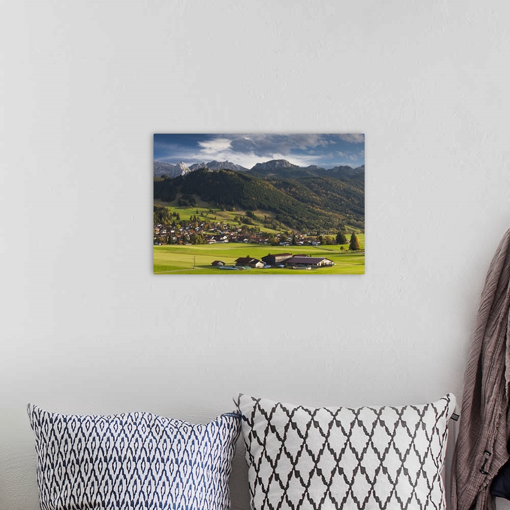 A bohemian room featuring Germany, Bavaria, Berghof, alpine landscape.