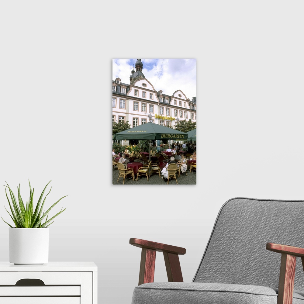 A modern room featuring Germany, Koblenz Old Town by Rhine River Center cafes in Altstadt