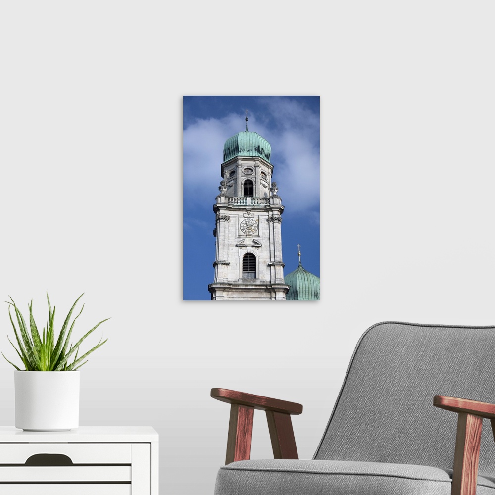 A modern room featuring Germany, Passau, St. Steven's Cathedral, baroque exterior