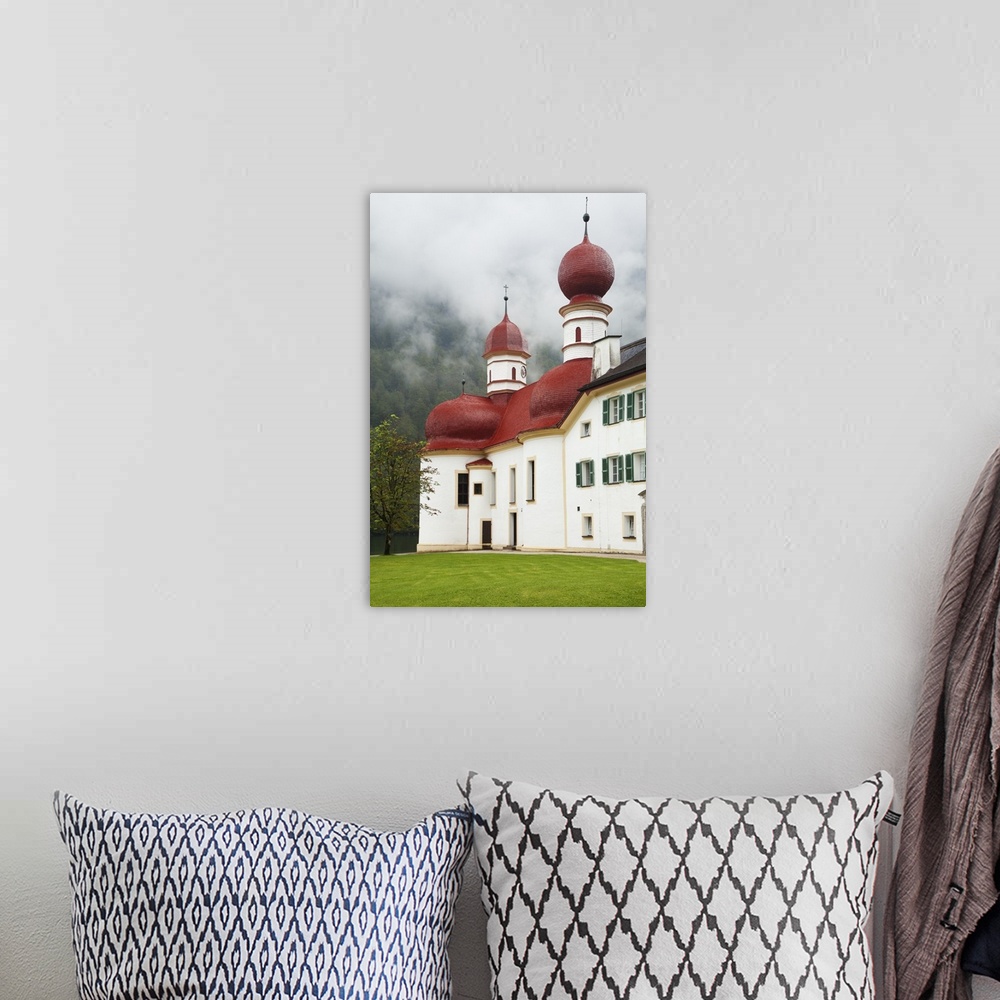 A bohemian room featuring Germany, St. Bartholomew's Church in Berchtesgaden National Park