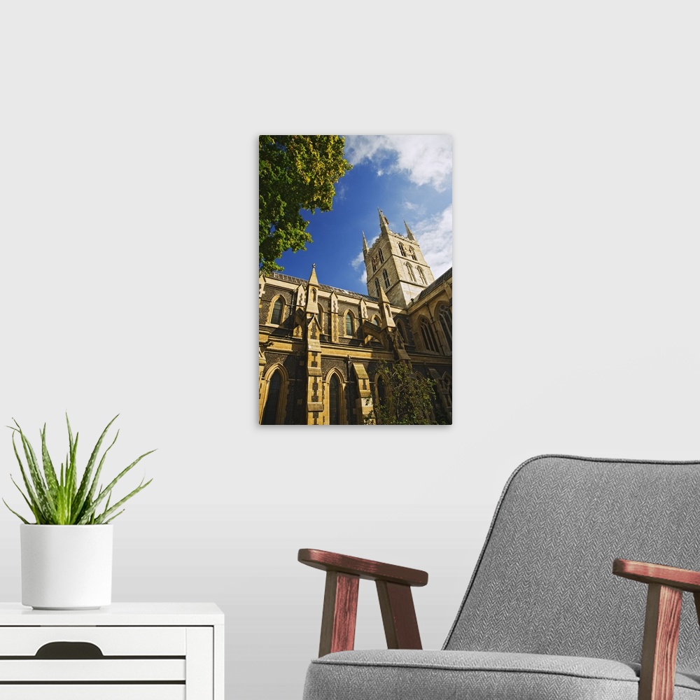 A modern room featuring Europe, Great Britain, London. View of the Southwark Cathedral. Credit as: Dennis Flaherty / Jayn...