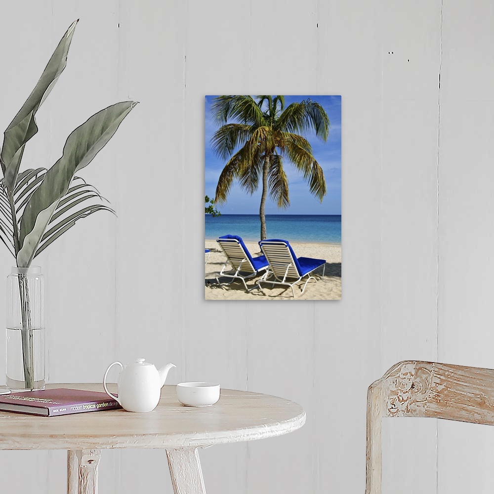 A farmhouse room featuring Grenada. Beach chairs on Grand Anse Beach Grenada