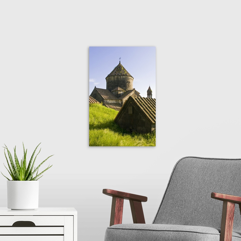 A modern room featuring Haghpat Monastery, UNESCO World Heritage Site, Debed Canyon, Armenia.