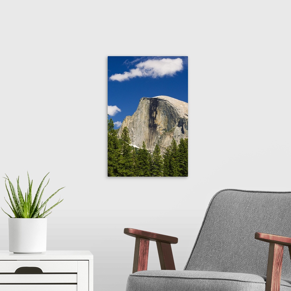 A modern room featuring Half Dome, Yosemite National Park, California USA