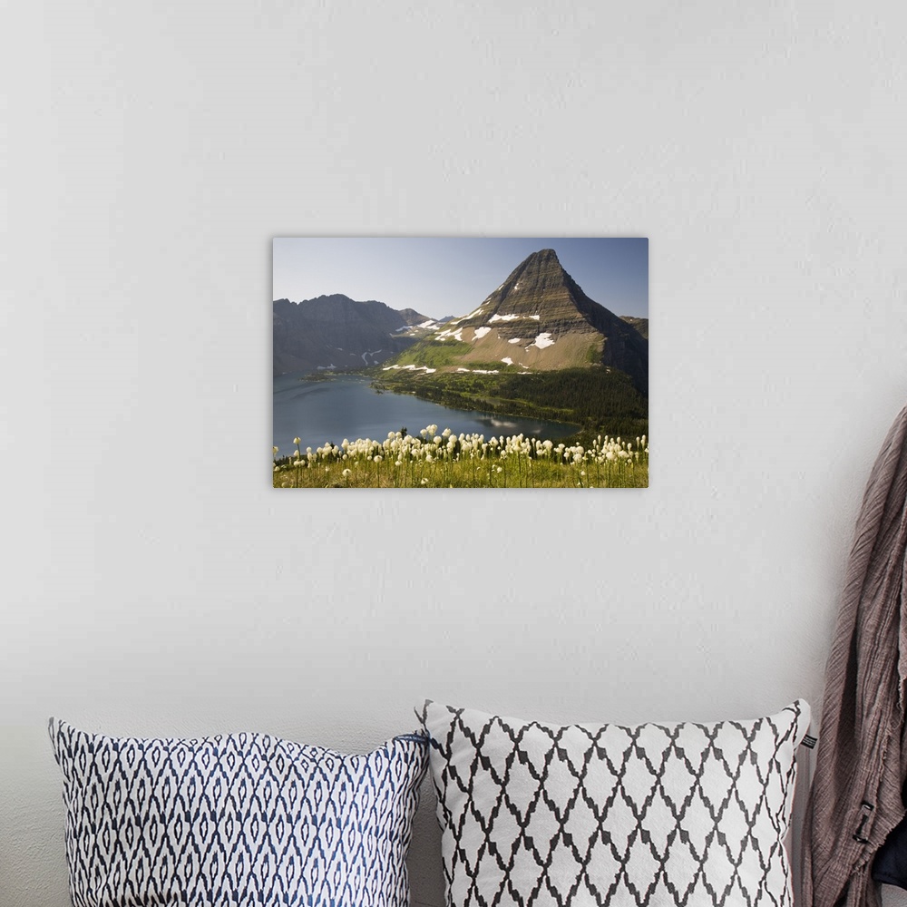 A bohemian room featuring MT, Glacier National Park, Logan Pass, Hidden Lake and Bearhat Mountain with beargrass