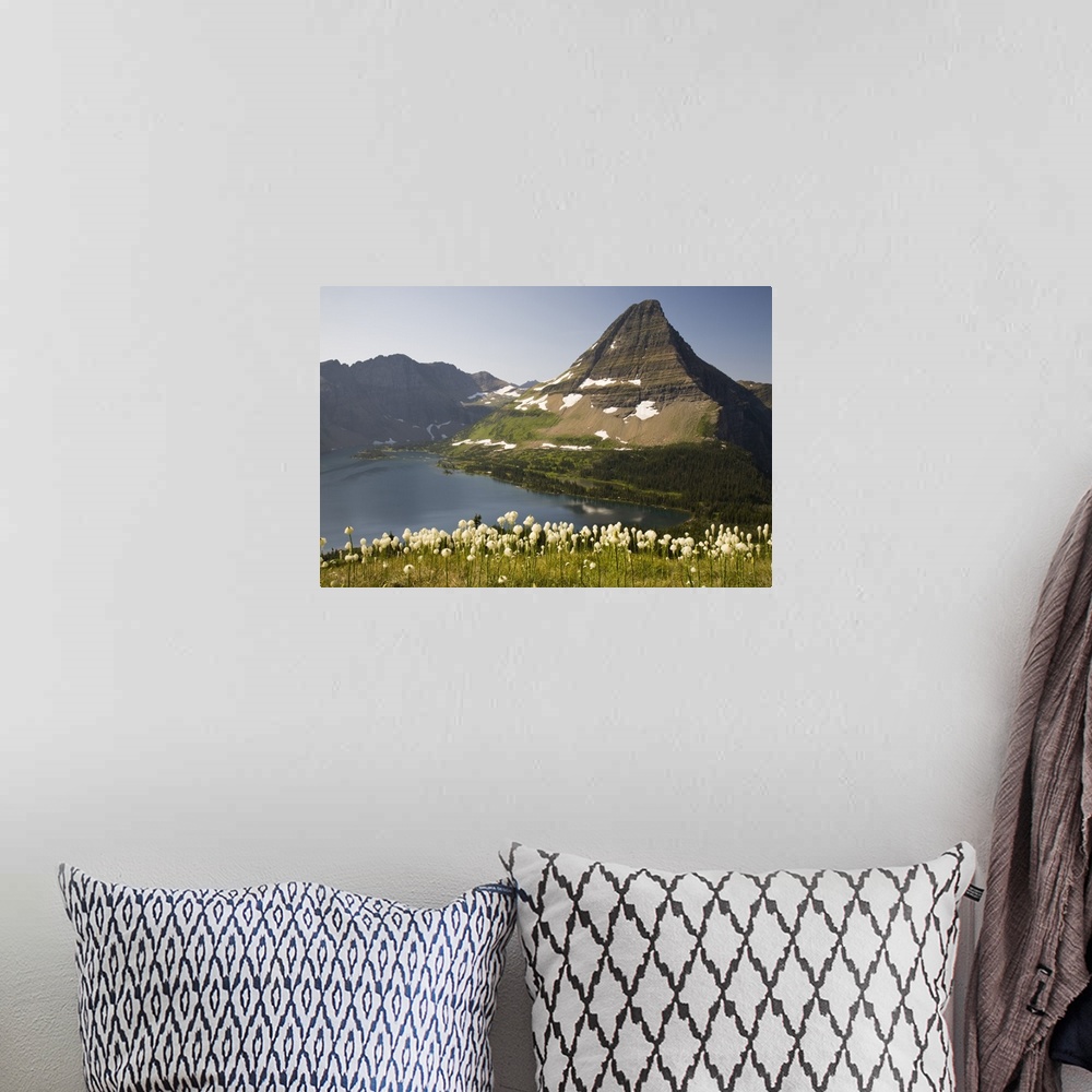 A bohemian room featuring MT, Glacier National Park, Logan Pass, Hidden Lake and Bearhat Mountain with beargrass