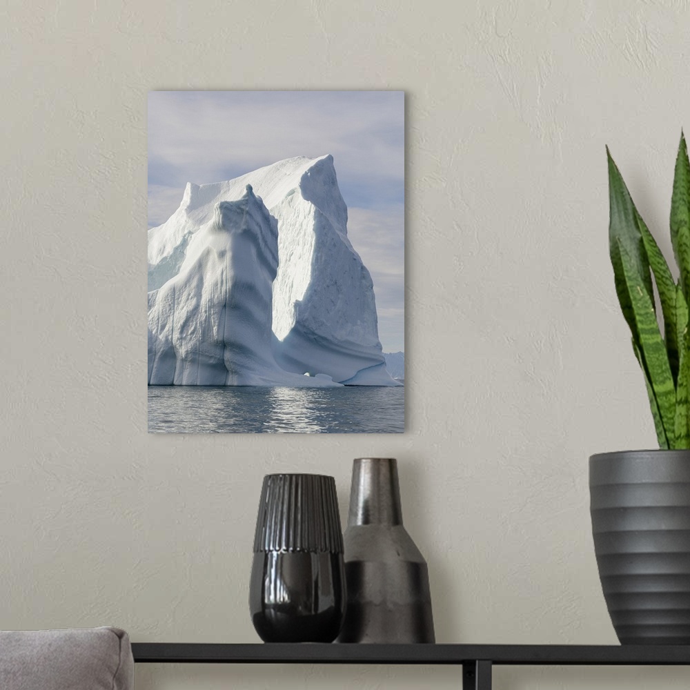 A modern room featuring Iceberg In The Uummannaq Fjord System, Greenland, Danish Overseas Colony
