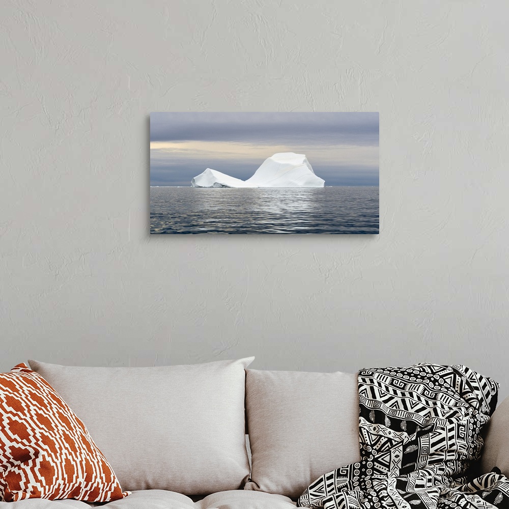 A bohemian room featuring Ilulissat Icefjord at Disko Bay. The Icefjord is listed as UNESCO World Heritage Site, Greenland.