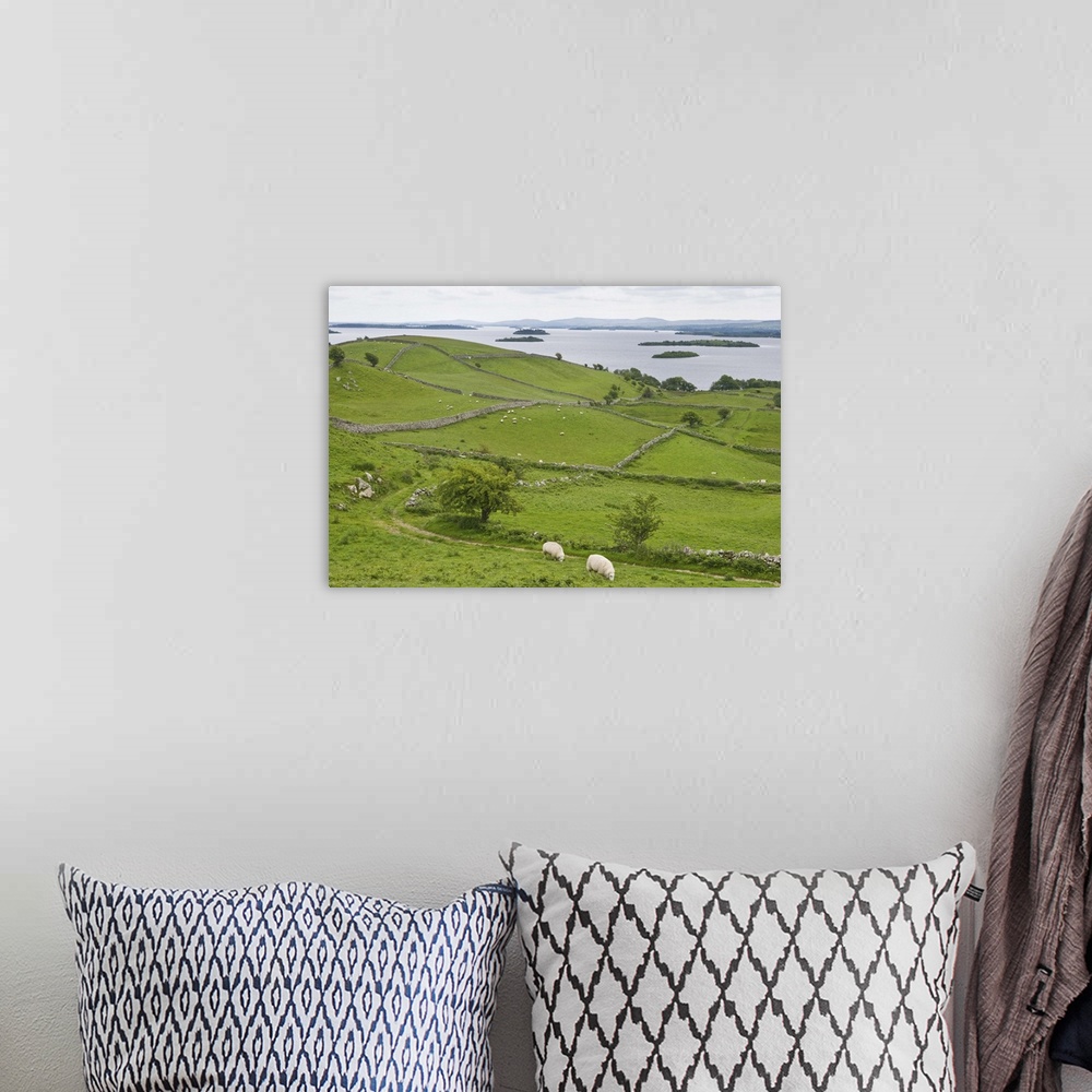 A bohemian room featuring Ireland, County Mayo, Lough Carrib.