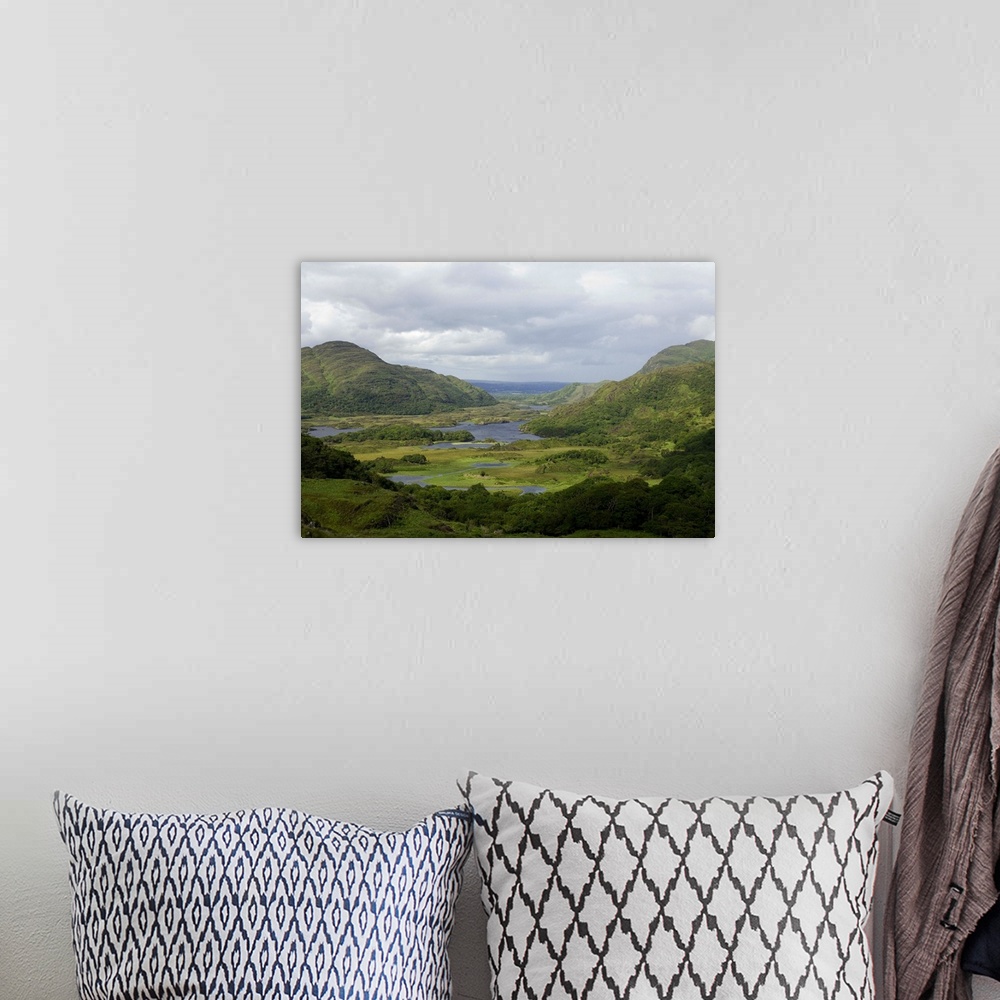 A bohemian room featuring IRELAND, Kerry, Killarney National Park. Ladies View.