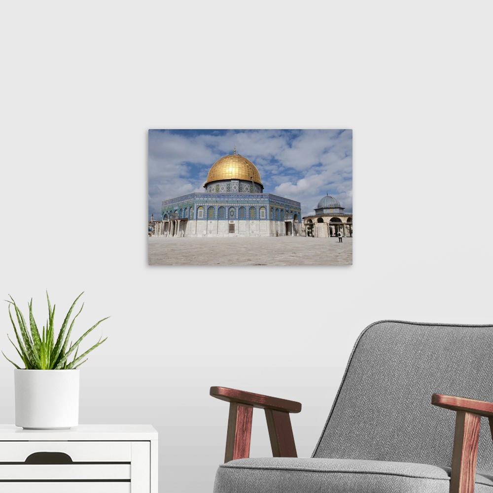 A modern room featuring Israel, Jerusalem. Dome of the Rock.