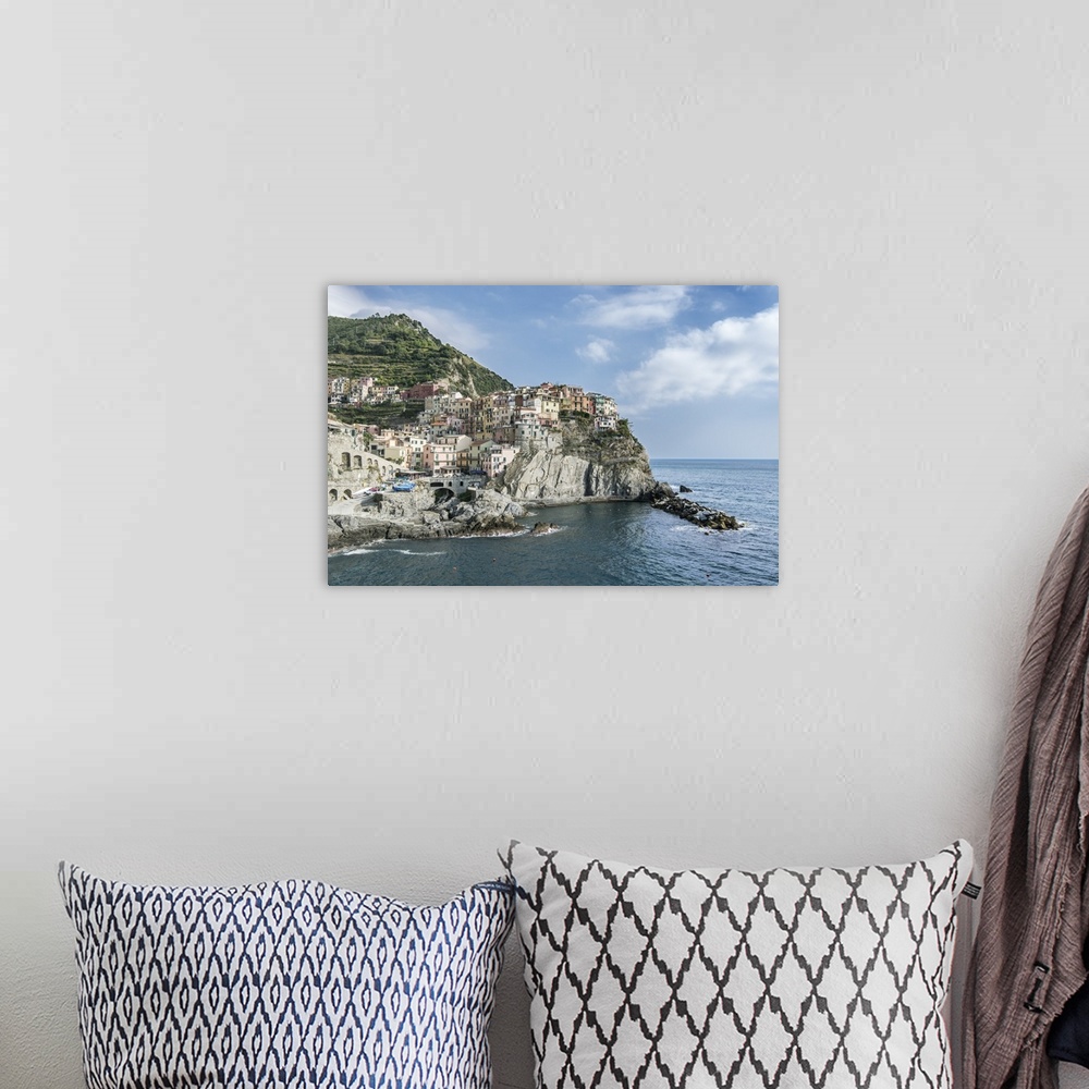 A bohemian room featuring Italy, Cinque Terre, Manarola.