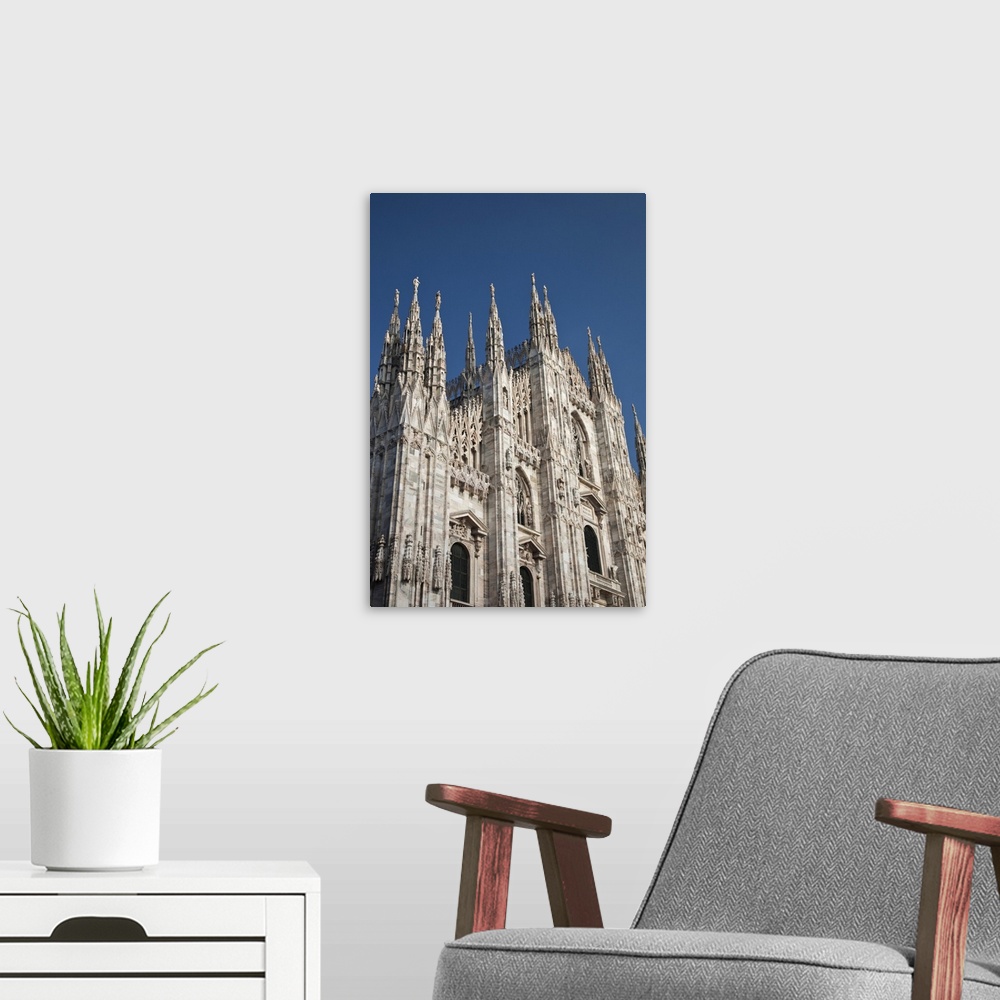 A modern room featuring ITALY, Milan Province, Milan. Milan Cathedral, late afternoon.