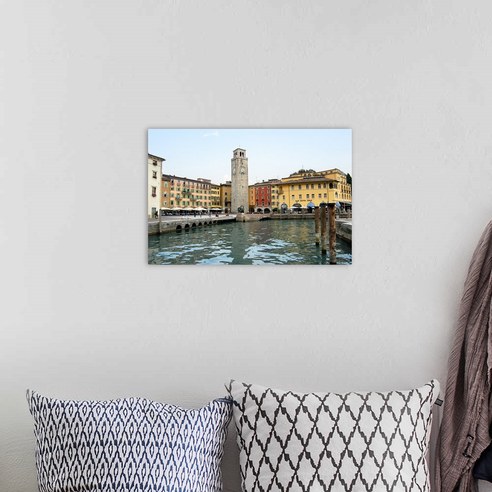 A bohemian room featuring Italy, Riva del Garda town center, Lake Garda