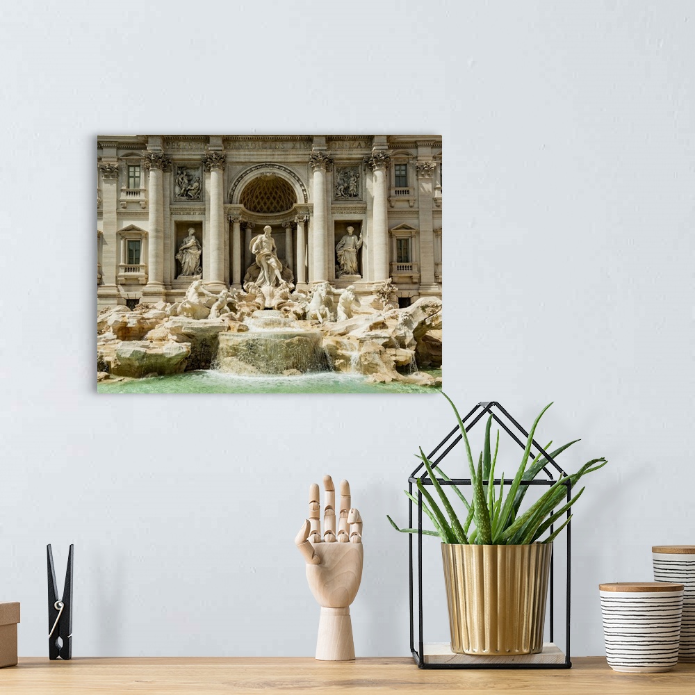 A bohemian room featuring Italy, Rome, The Trevi Fountain