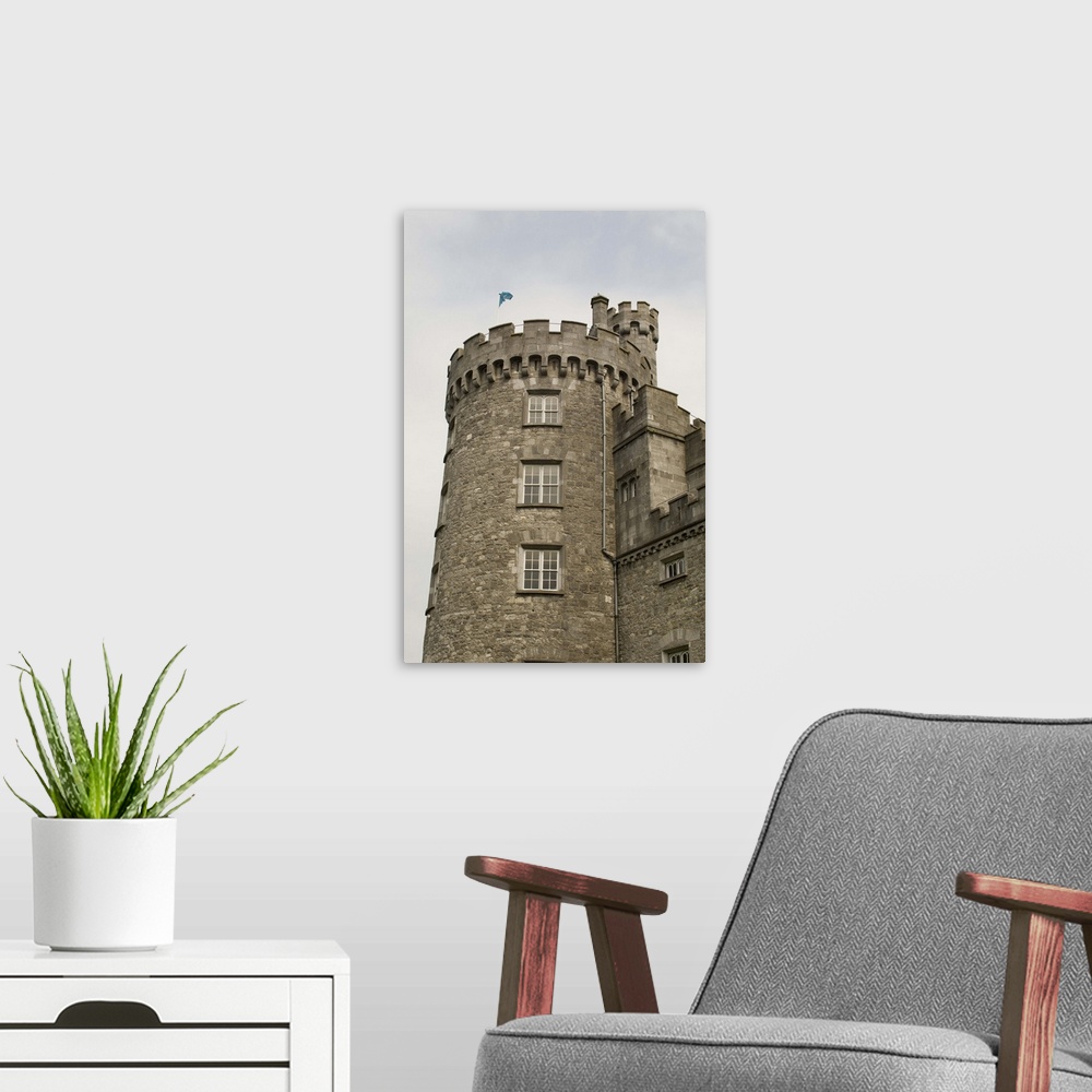 A modern room featuring Kilkenny Castle, Kilkenny, County Kilkenny, Ireland.