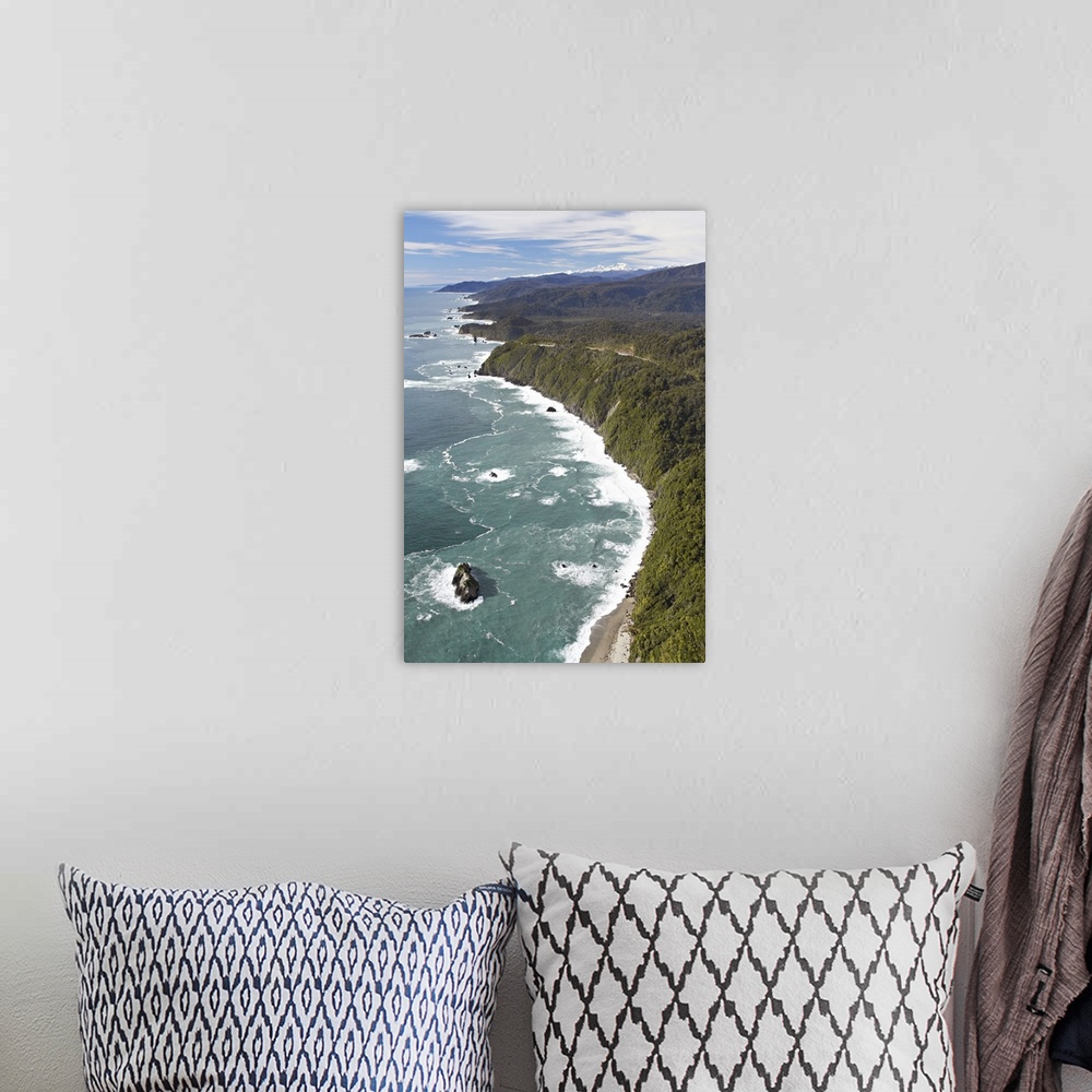 A bohemian room featuring Knights Point, West Coast, South Island, New Zealand - aerial