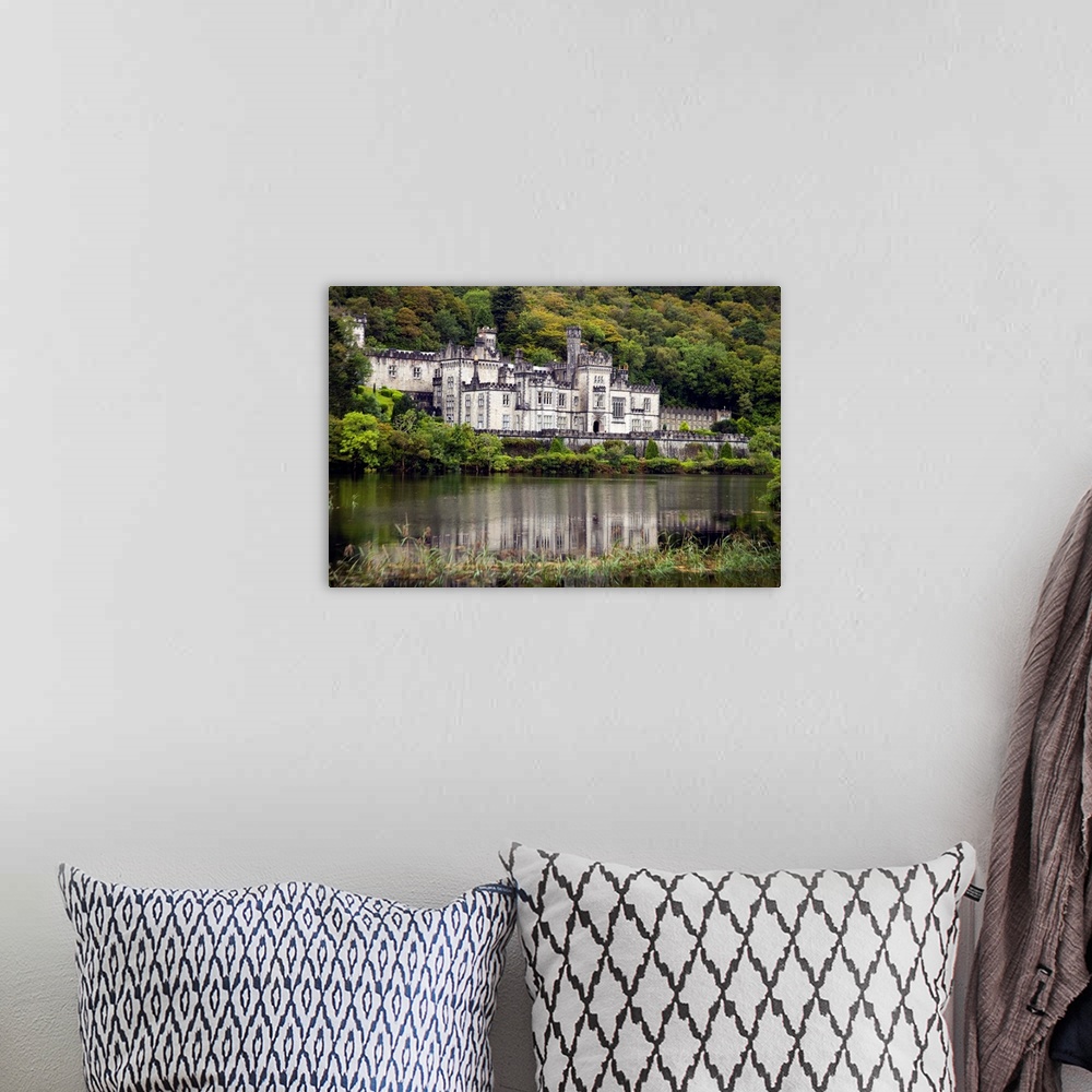 A bohemian room featuring Kylemore Abbey, County Galway, Ireland, Castle, Towers, Architecture