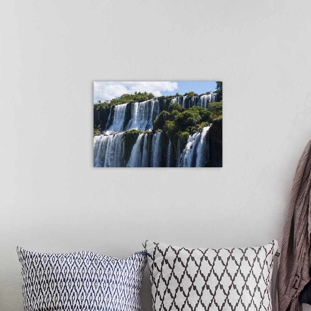 A bohemian room featuring Largest waterfalls UNESCO World Heritage Site, Foz de Iguazu, Argentina.