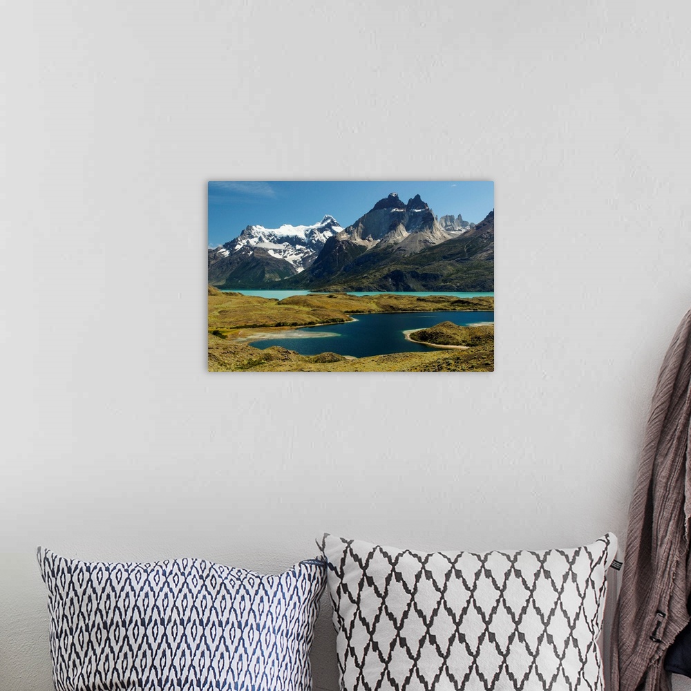 A bohemian room featuring Largo Nordenskjold, Torres del Paine National Park, Chile, Patagonia, South America. Patagonia, P...